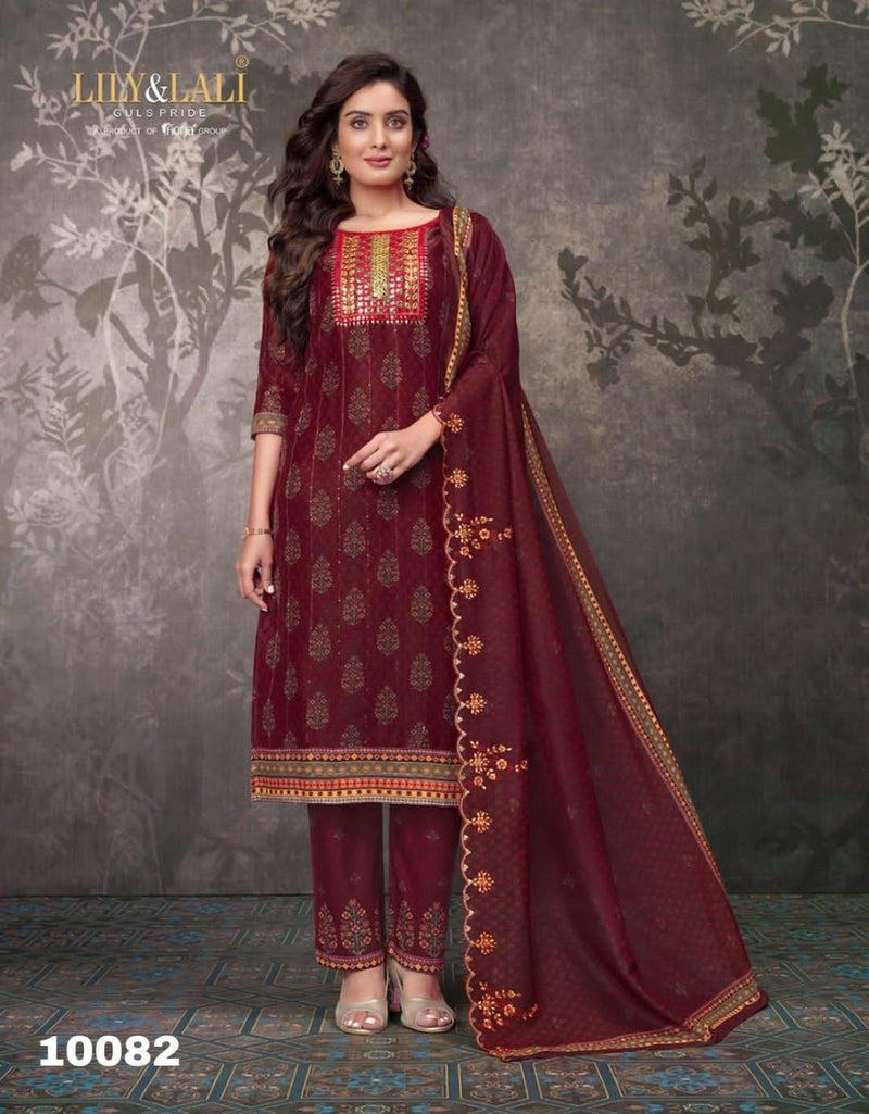 Lily & Lali Eliza Fancy With Mirror Work Stylish Designer Party Wear Kurti