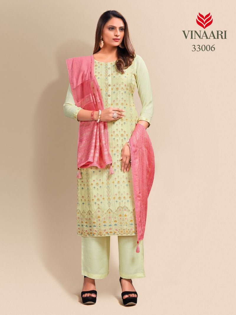 Vinaari Dno 33006 Pure Viscose With Heavy Hand Work Stylish Designer Party Wear Fancy Kurti