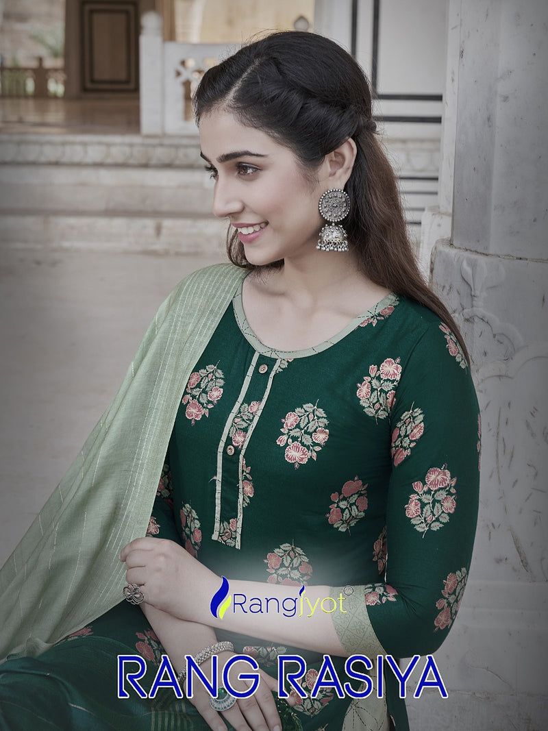 Rangjyot Rangrasiya Vol 1 Rayon Stylish Designer Festive wear Fancy Kurti