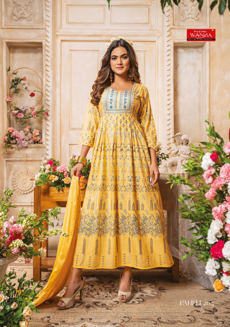 Wanna Paheli Vol 2 Rayon Stylish Designer Party Wear Fancy Long Gown