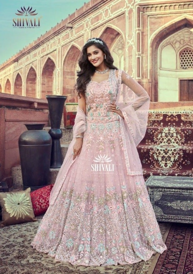 S4u Shivali Inaya Fancy With Heavy Embroidery Work Stylish Designer Wedding Wear Lehenga