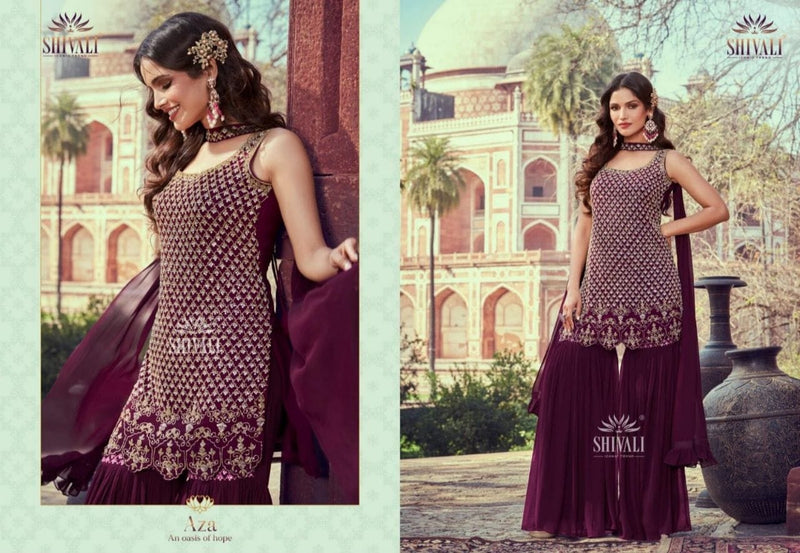 S4u Shivali Aza Fancy With Heavy Embroidery Work Stylish Designer Party Wear Kurti