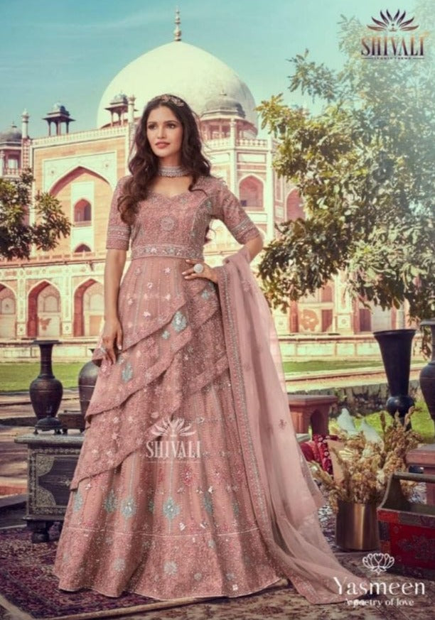S4u Shivali Yasmeen Fancy With Heavy Embroidery Work Stylish Designer Wedding Wear Lehenga