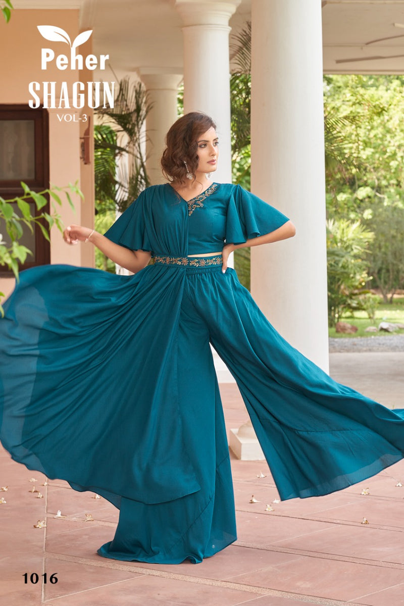 Peher Shagun Vol 2 Muslin Stylish Designer Party Wear Casual Look Long Kurti