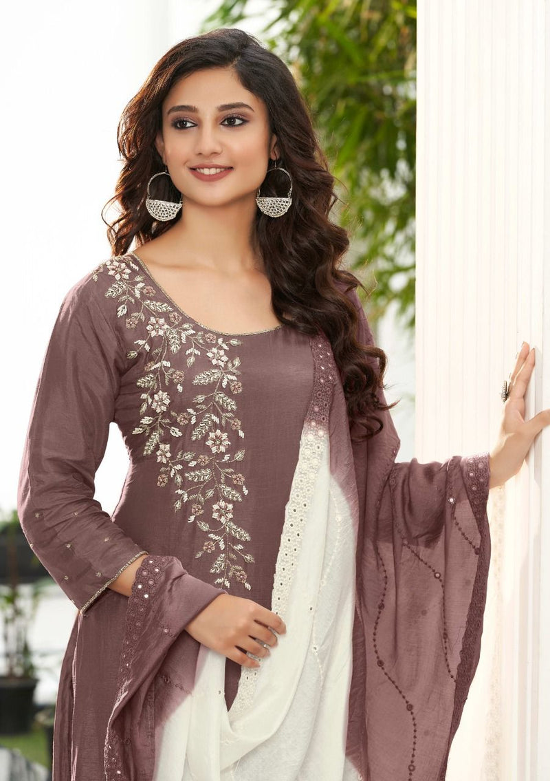 Anju Fabs Shehnai Vol 3 Viscose Dola With Heavy Hand Work Stylish Designer Festive Wear Fancy Kurti