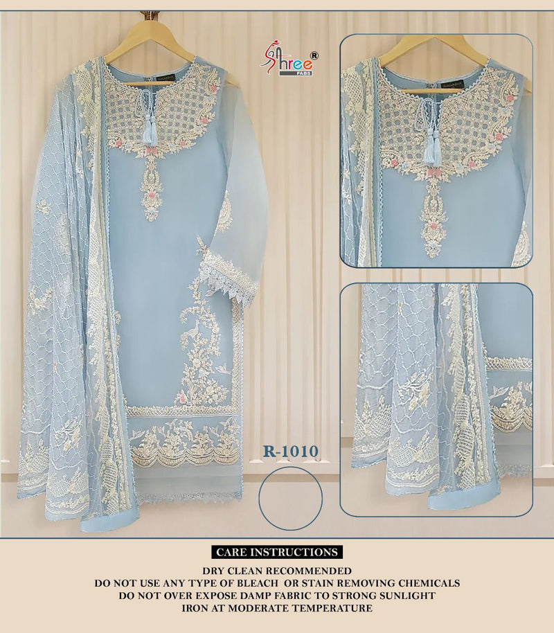 Shree Fabs Dno 1010 Pure Cotton With Embroidery Work Stylish Designer Party Wear Pret Kurti