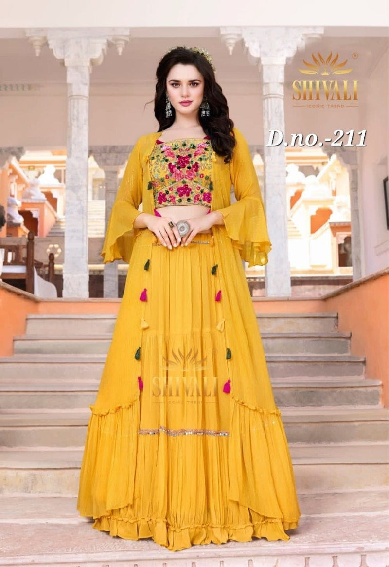 S4u Shivali Dno 211 Fancy Stylish Designer Festive Wear Fancy Work Long Kurti