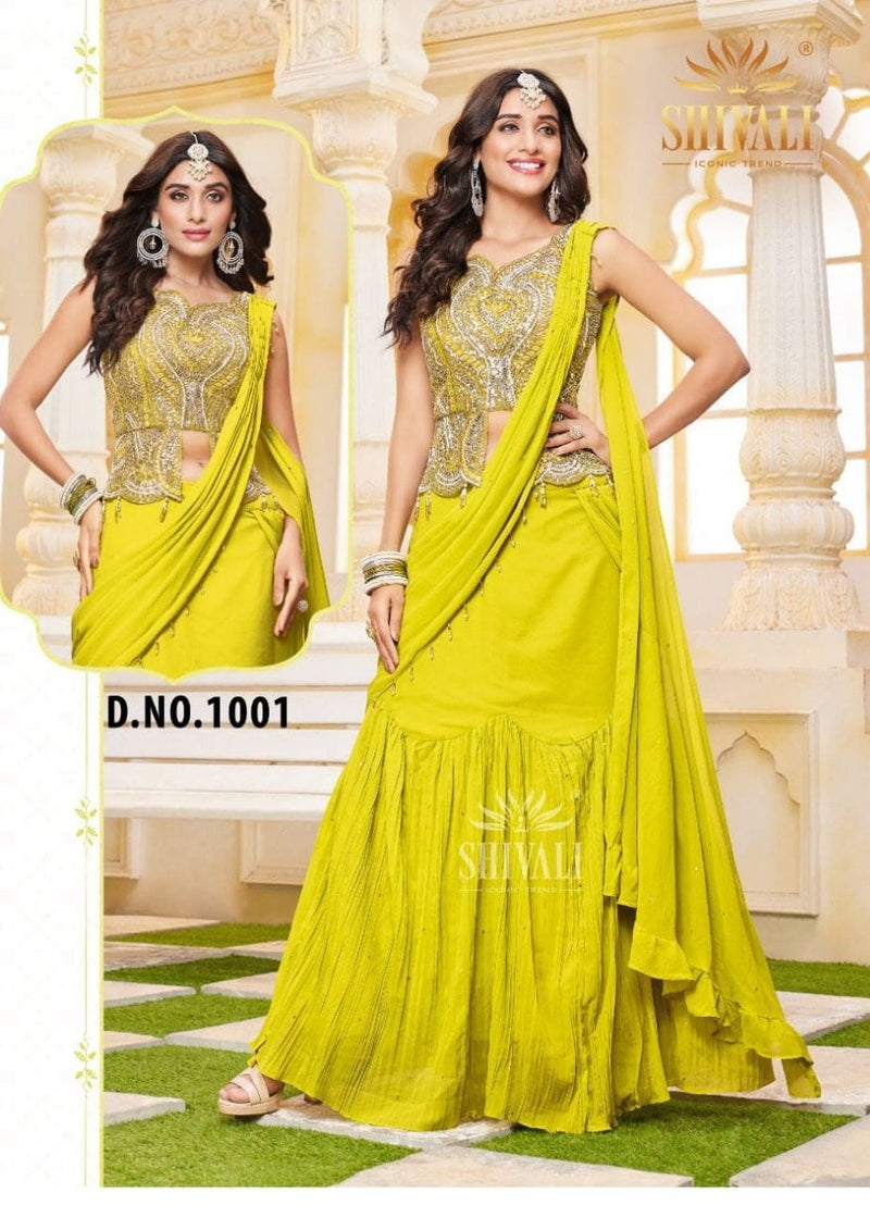 S4u Shivali Dno 1001 Fancy Stylish Designer Wedding Wear Fancy Work Long Kurti