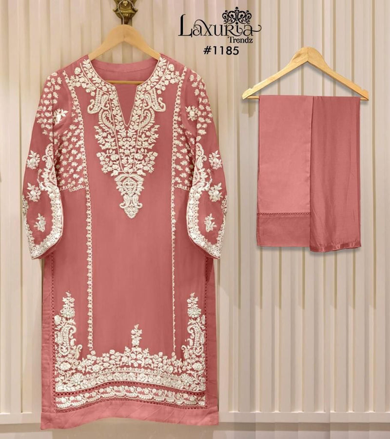 Luxuria Trendz  Dno 1185 Georgette With Heavy Embroidery Work Stylish Designer Casual Look Pret Kurti