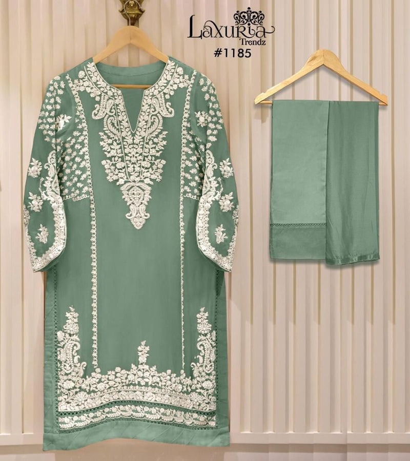 Luxuria Trendz  Dno 1185 Georgette With Heavy Embroidery Work Stylish Designer Casual Look Pret Kurti