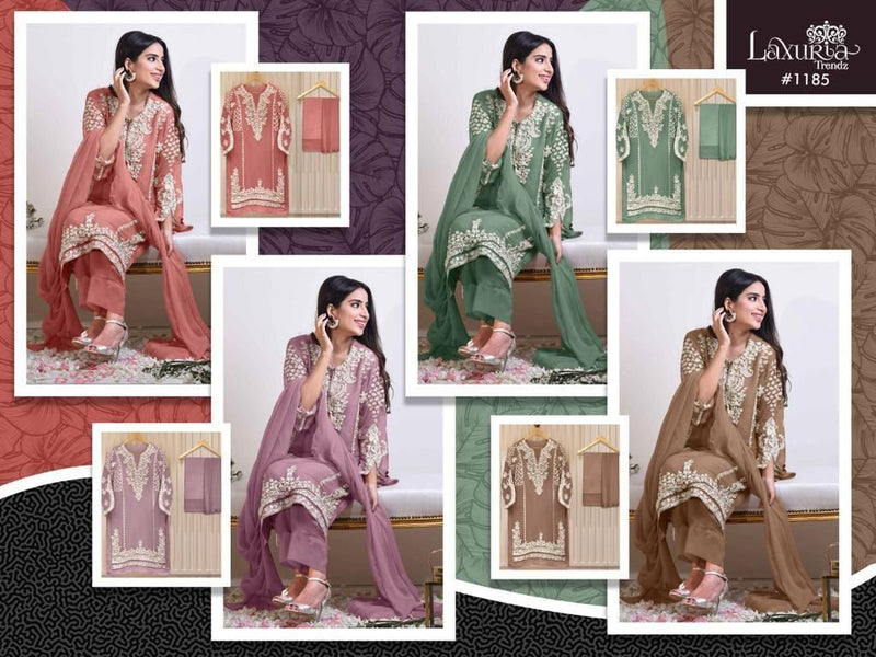 Luxuria Trendz  Dno 1185 Georgette With Heavy Embroidery Work Stylish Designer Casual Look Pret Kurti