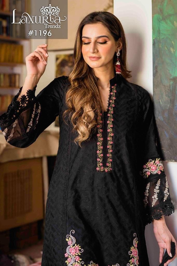 Luxuria Trendz  Dno 1196 Georgette With Heavy Embroidery Work Stylish Designer Casual Look Pret Kurti