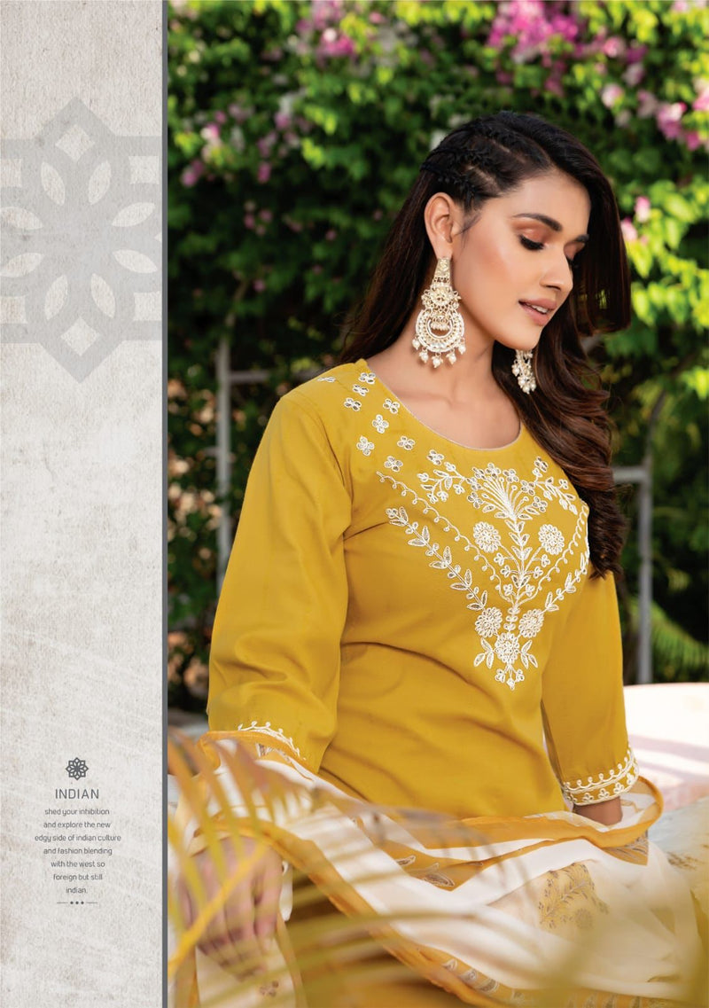 Kiana House Fashion Ethnic City With Heavy Embroidery Work Stylish Designer Casual Wear Kurti