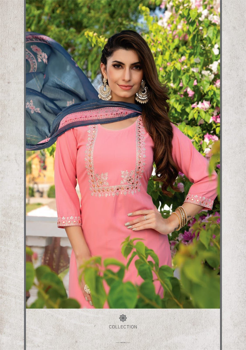 Kiana House Fashion Ethnic City With Heavy Embroidery Work Stylish Designer Casual Wear Kurti