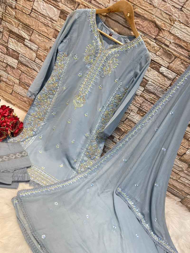 Deepsy Suit Dnon 280 Georgette With Handwork & Embroidery Work Stylish Designer Party Wear Pret Kurti