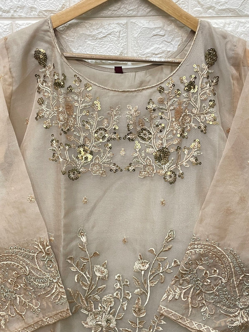 Deepsy Suit Dno 234 Organza With Handwork & Heavy Embroidery Work Stylish Designer Fancy Pret Kurti