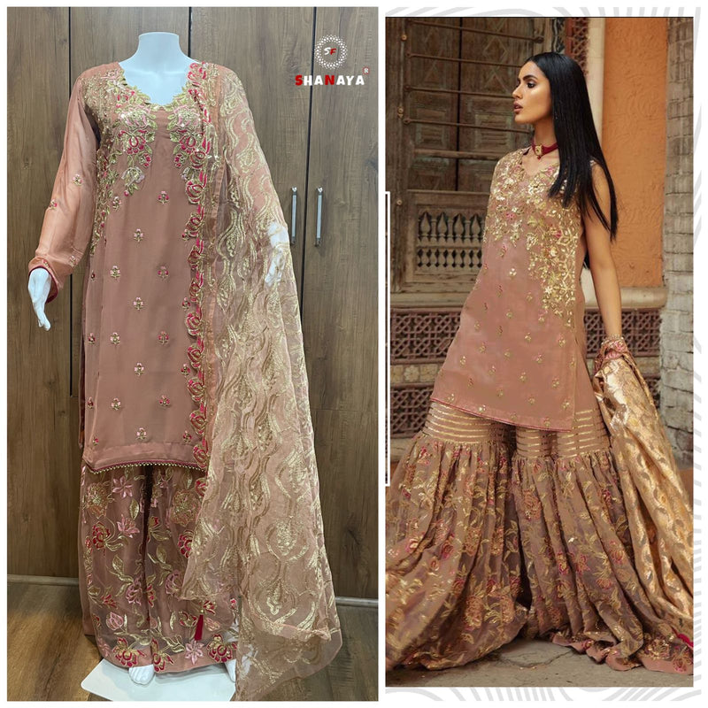 Shanaya Rose Premium Edition S 113 Butterfly Net With Heavy Embroidery Wedding Wear Salwar Kameez