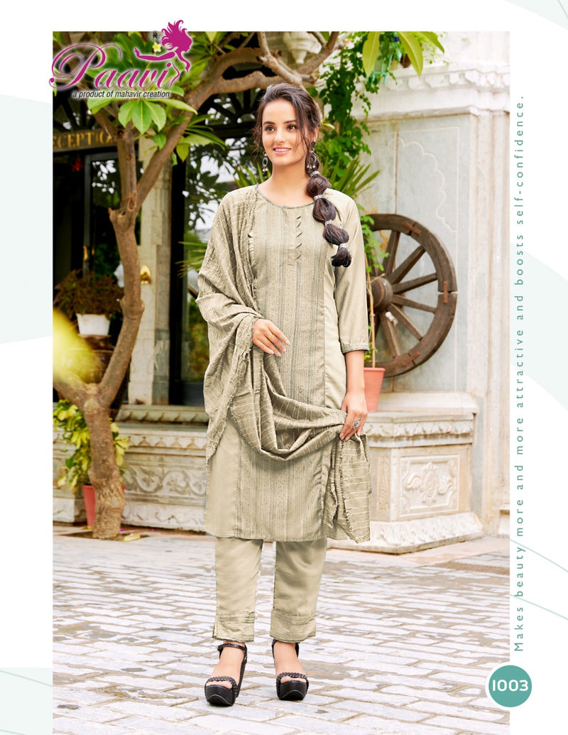 Paavi Garima Vol 2 Silk With Fancy Work Stylish Designer Casual Look Kurti