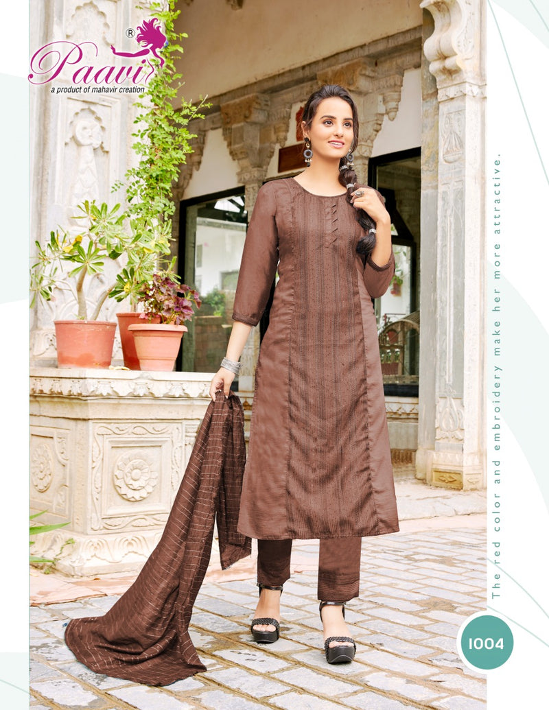Paavi Garima Vol 2 Silk With Fancy Work Stylish Designer Casual Look Kurti