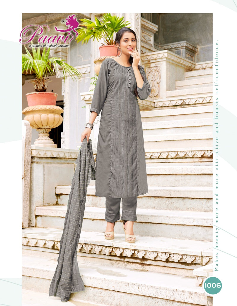 Paavi Garima Vol 2 Silk With Fancy Work Stylish Designer Casual Look Kurti