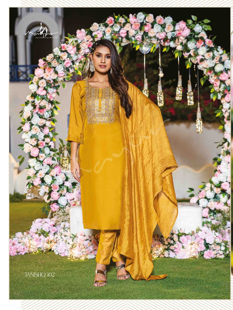 Tanishq Mayur Viscose Silk With Fancy Work Stylish Designer Festive Wear Fancy Kurti