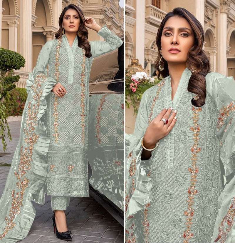 Deepsy Suit Dno 143 D Georgette With Nazmin Embroidery Work Stylish Designer Salwar Kameez
