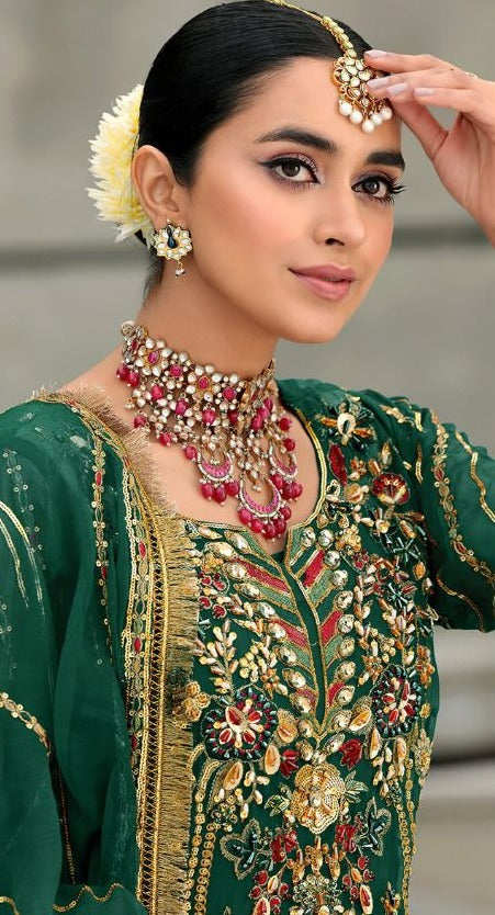 Zaha Dno 10031 C Emaan Adeel Vol 2 Georgette With Heavy Embroidery Work Stylish Designer Salwar Kameez