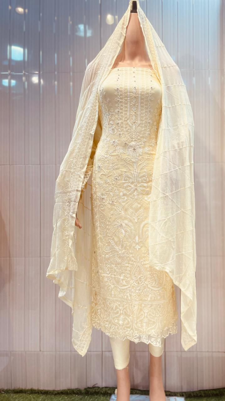 Rungrez Dno 1015 C Georgette With Heavy Embroidery Work Stylish Designer Attractive Look Salwar Kameez