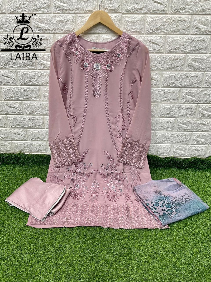 Laiba Dno Am Vol 124 Georgette With Heavy Beautiful Work Stylish Designer Casual Wear Pret Kurti