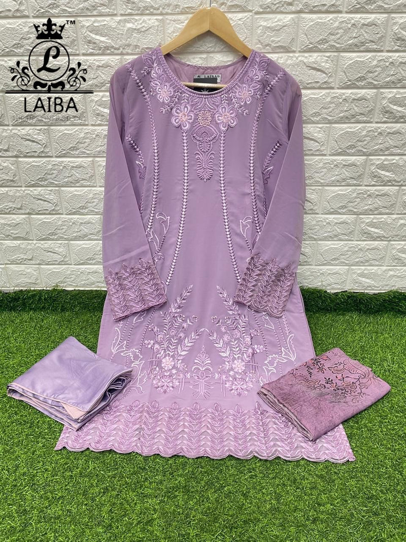 Laiba Dno Am Vol 124 Georgette With Heavy Beautiful Work Stylish Designer Casual Wear Pret Kurti