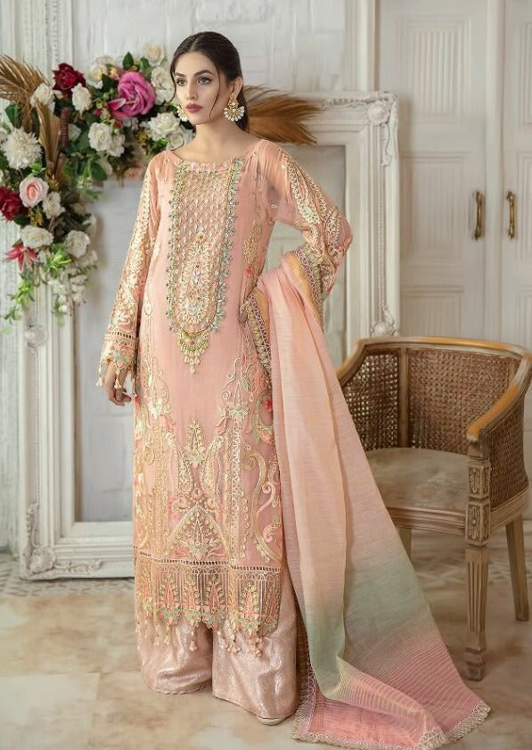Cosmos Aayra Vol 03 Georgette With Fancy Work Stylish Designer Weedind Look Fancy Salwar Kameez
