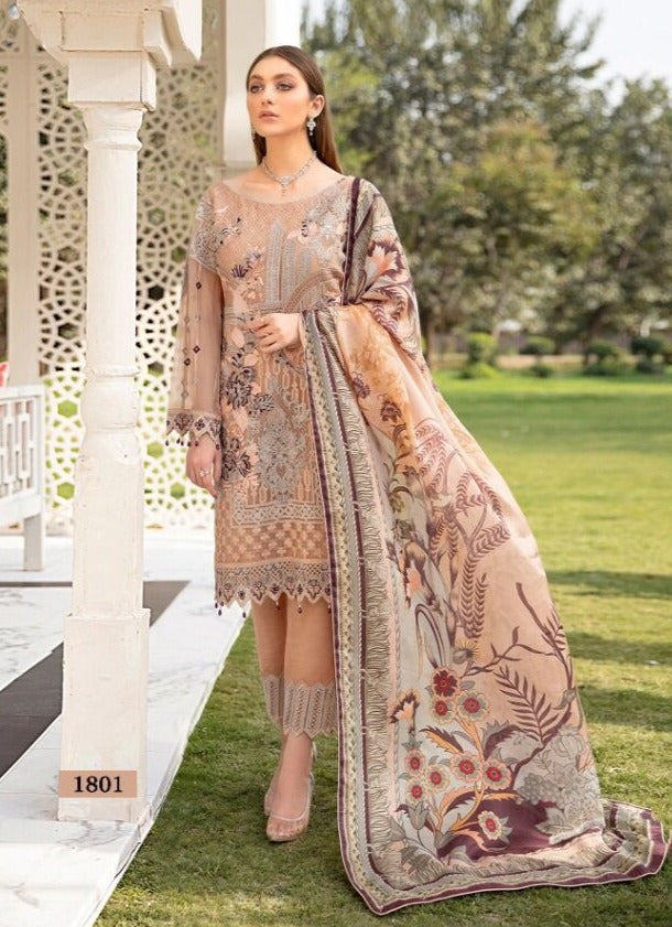 Cosmos Dno 1801 Aayra Vol 18 Georgette With Fancy Work Stylish Designer Casual Look Fancy Salwar Kameez