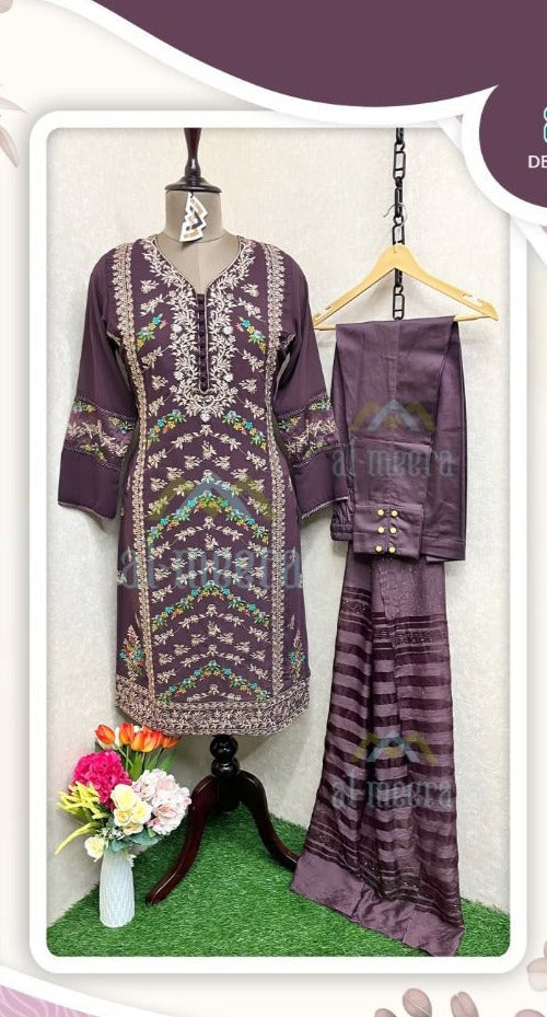 Al Meera Dno 1151 C Georgette With Beautiful Heavy Work Stylish Designer Party Wear Fancy Kurti