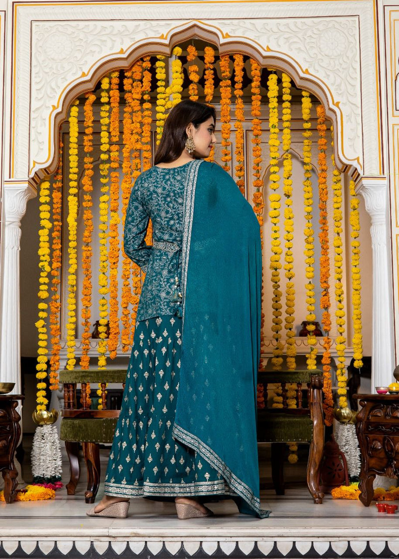 W&W High Hills Rayon With Heavy Beautiful Work Stylish Designer Festive Wear Fancy Kurti