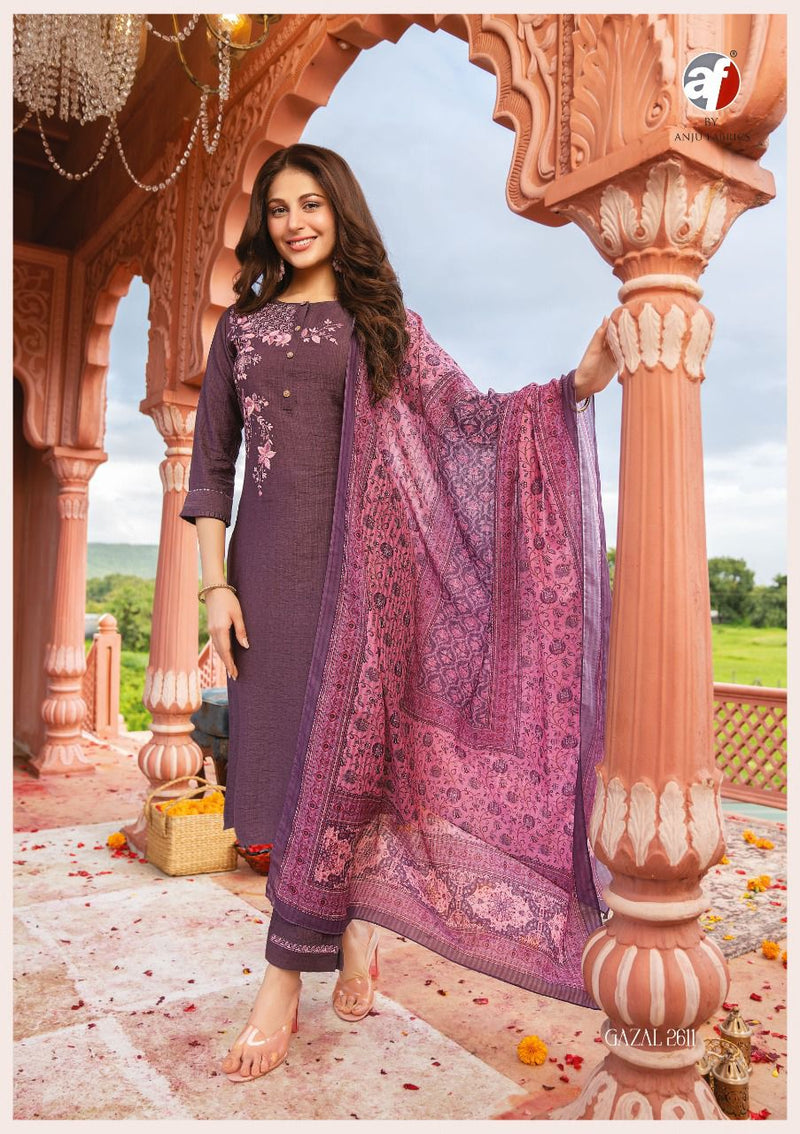 Anju Fabs Gazal Viscose Silk With Fancy Hand Work Stylish Designer Festive Wear Fancy Kurti