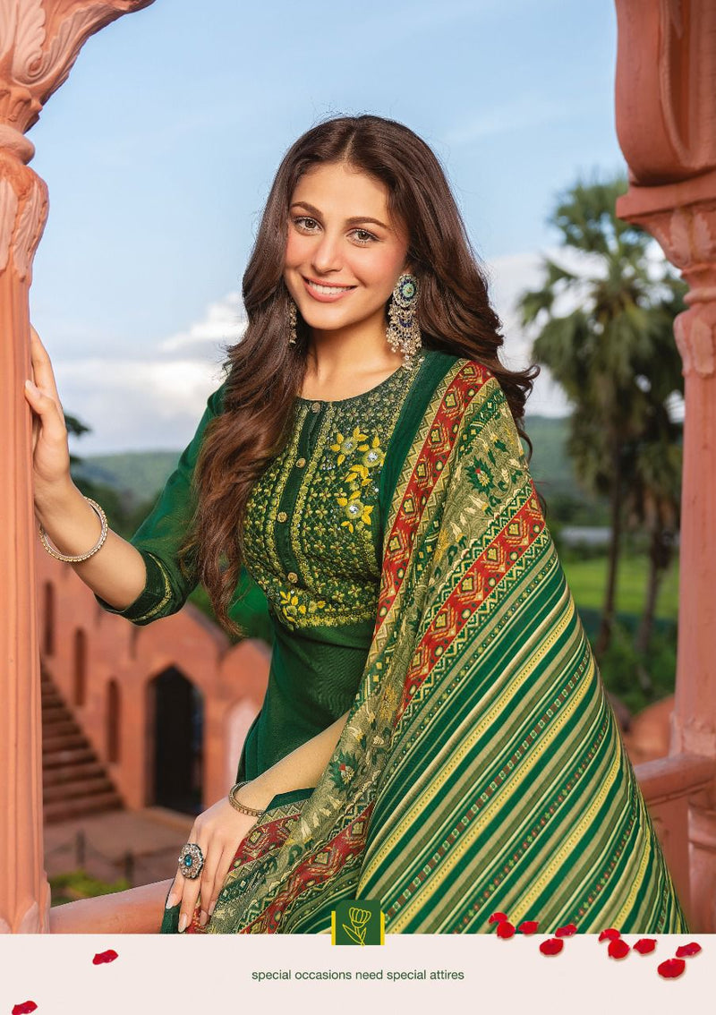 Anju Fabs Gazal Viscose Silk With Fancy Hand Work Stylish Designer Festive Wear Fancy Kurti