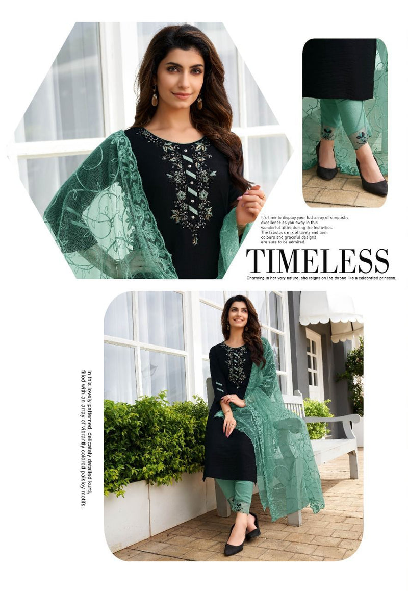 Ikw Utsav Vol 2 Viscose Silk With Fancy Hand Work Stylish Designer Fancy Kurti