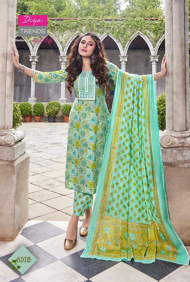 Diya Trends Odhani Vol 4 Cotton With Beautiful Fancy Work Stylish Designer Casual Look Fancy Kurti