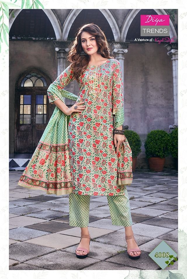 Diya Trends Odhani Vol 4 Cotton With Beautiful Fancy Work Stylish Designer Casual Look Fancy Kurti