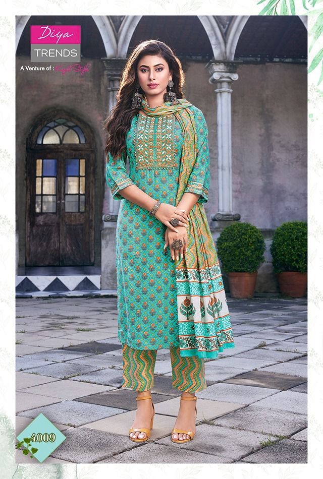 Diya Trends Odhani Vol 4 Cotton With Beautiful Fancy Work Stylish Designer Casual Look Fancy Kurti