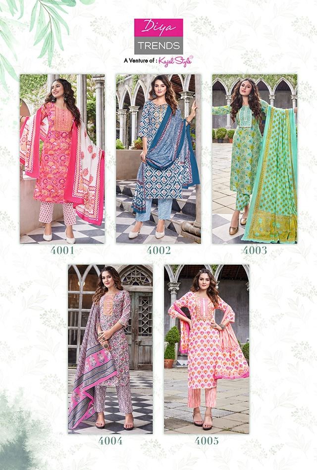 Diya Trends Odhani Vol 4 Cotton With Beautiful Fancy Work Stylish Designer Casual Look Fancy Kurti