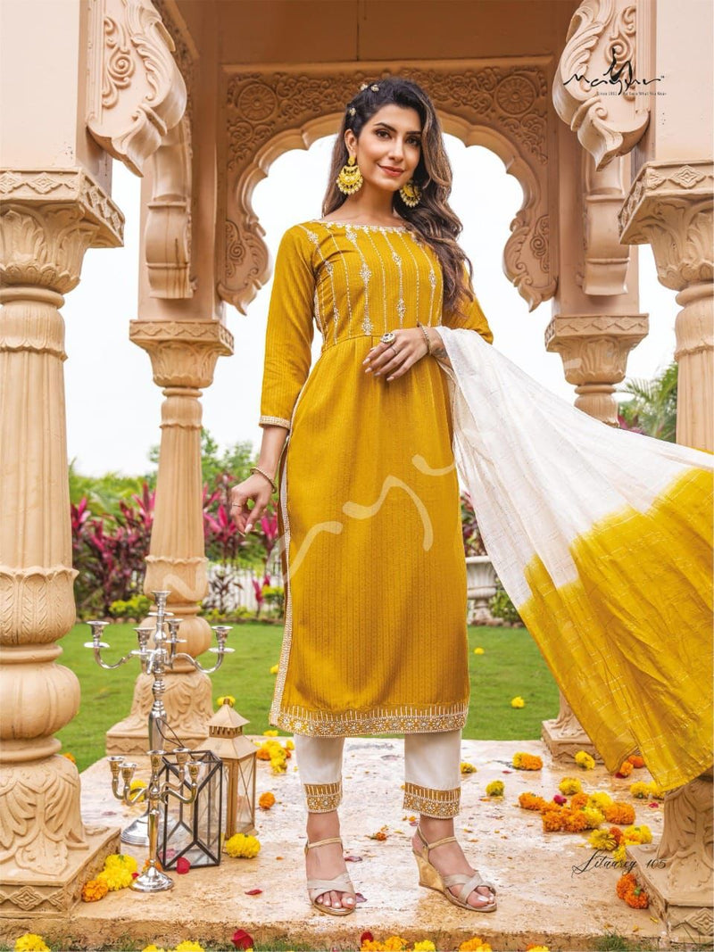 Mayur Sitaarey Fancy With Beautiful Work Stylish Designer Festive Wear Fancy Long Kurti