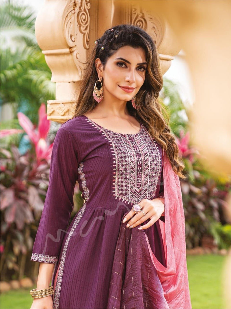Mayur Sitaarey Fancy With Beautiful Work Stylish Designer Festive Wear Fancy Long Kurti
