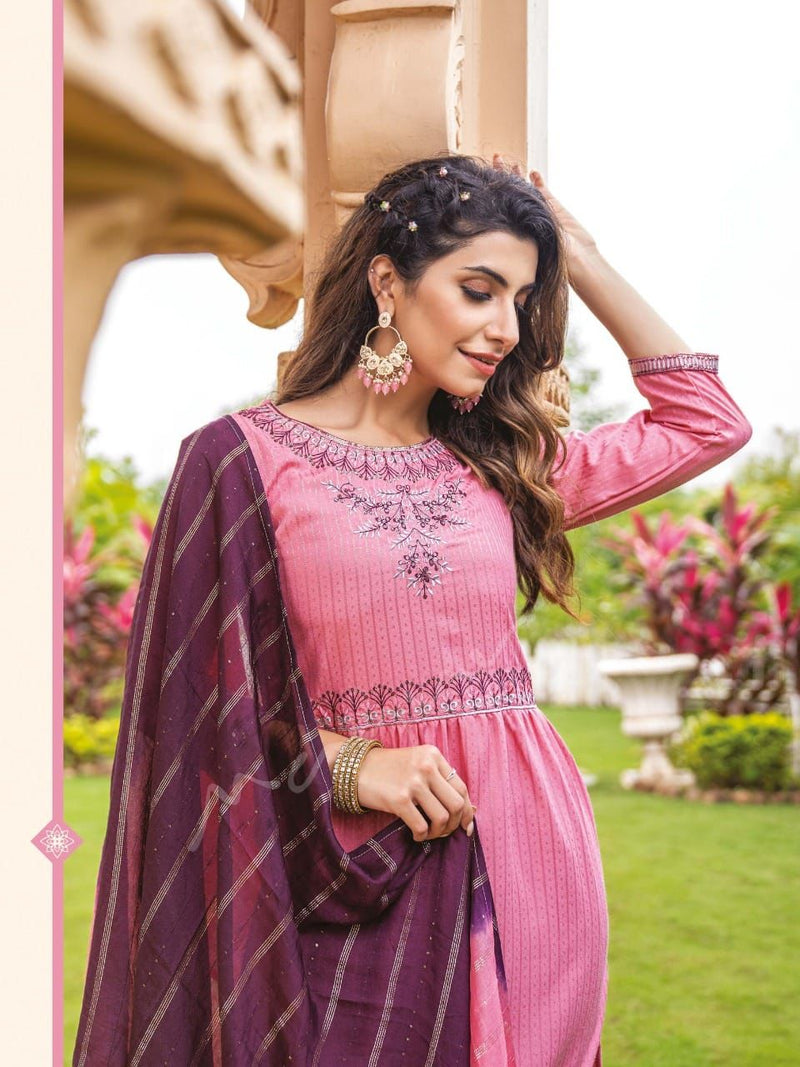 Mayur Sitaarey Fancy With Beautiful Work Stylish Designer Festive Wear Fancy Long Kurti