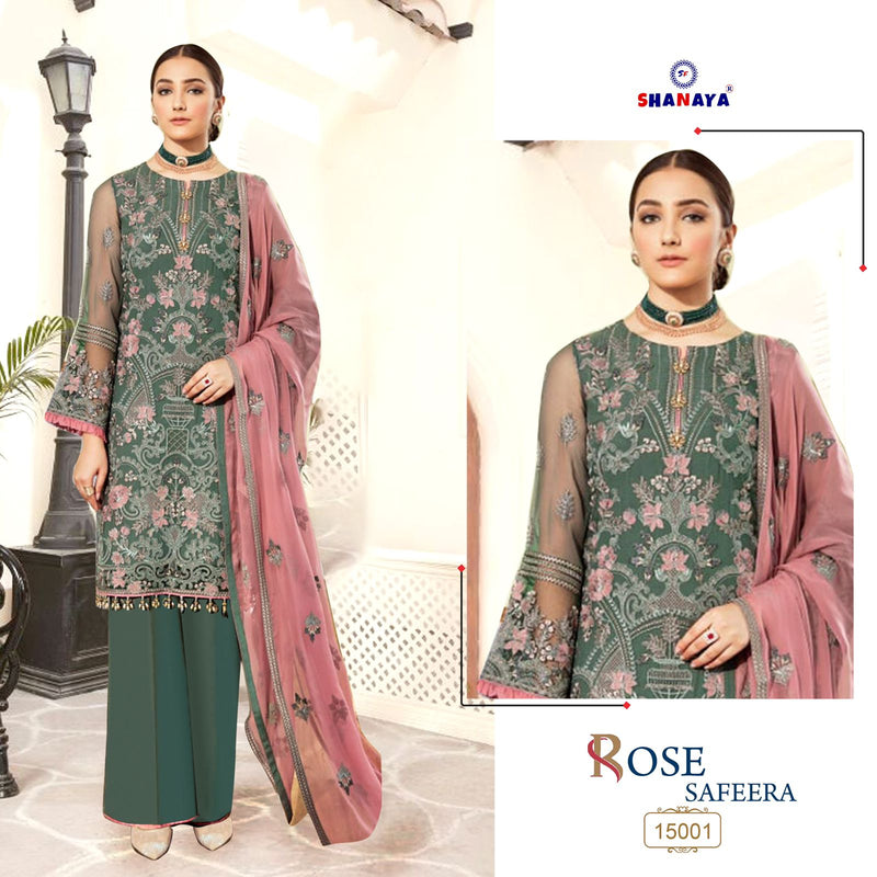 Shanaya Rose Safeera 15001 Georgette With Heavy Embroidery & Hand Work Stylish Designer Party Wear Salwar Kameez