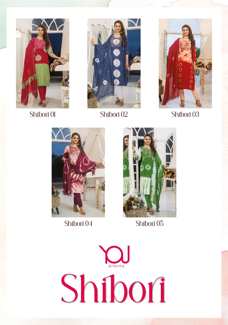 Wanna Shibori Viscose With Fancy Work Stylish Designer Casual Look Festive Wear Fancy Kurti