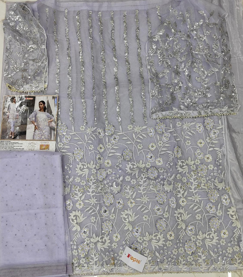 Fepic Rosemeen 1036 E Organza With Heavy Embroidery & Hand Work Stylish Designer Party Wear Salwar Kameez