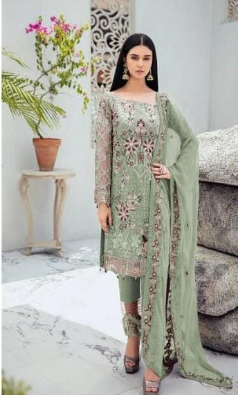 Fepic Rosemeen 5171 B Georgette With heavy Beautiful Heavy Embroidery Work Stylish Designer Party Wear Salwar Kameez