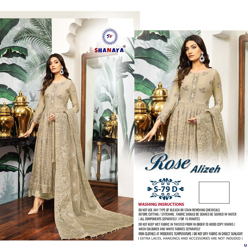 Shanaya Rose Alizeh 79 D Georgette With Heavy Embroidery Work Stylish Designer Party Wear Salwar Kameez