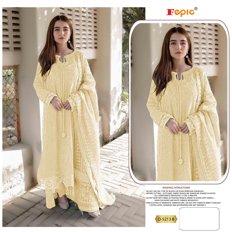 Fepic Rosemeen 5231 B Georgette With Beautiful Heavy Embroidery Work Stylish Designer Party Wear Salwar Suit